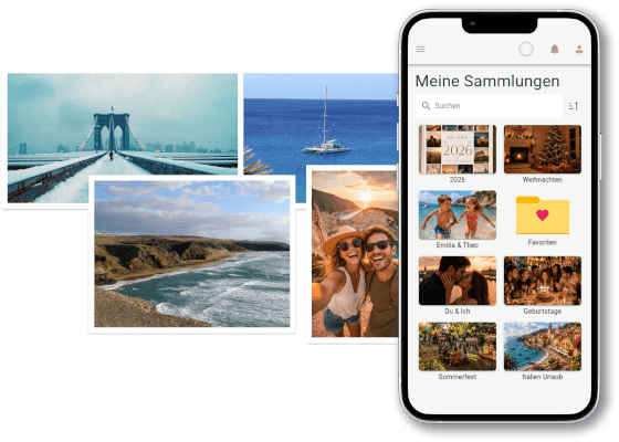 Mejo App mit Fotos und Videos
