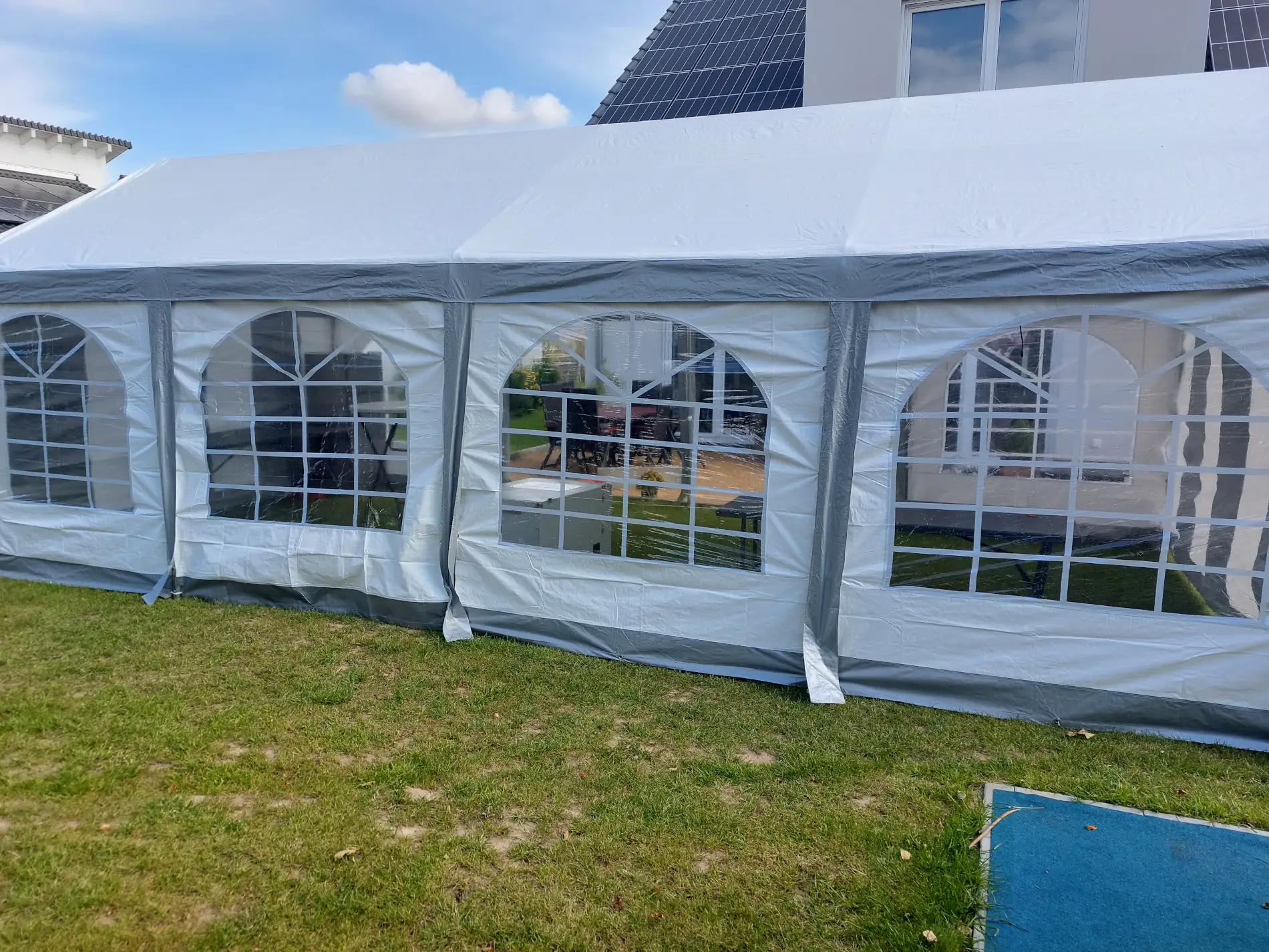 Eventzelt, Seitenansicht